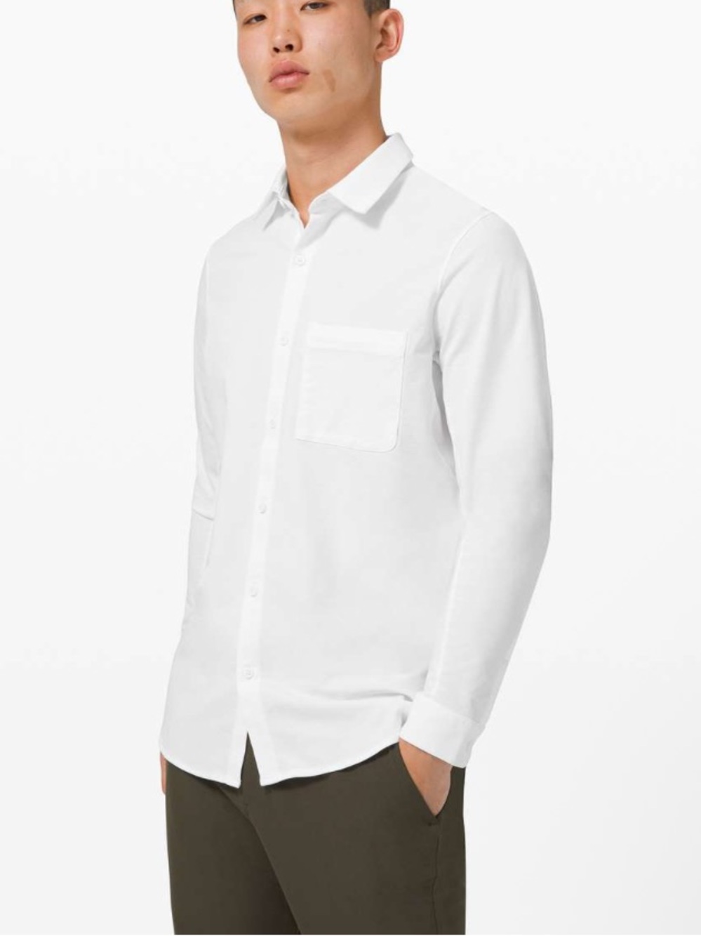 Lululemon Mens Commission Long Sleeve Shirt - Medium